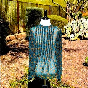 LOFT SHEER BLOUSE - 14